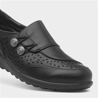 Emily Womens Black Casual Shoe