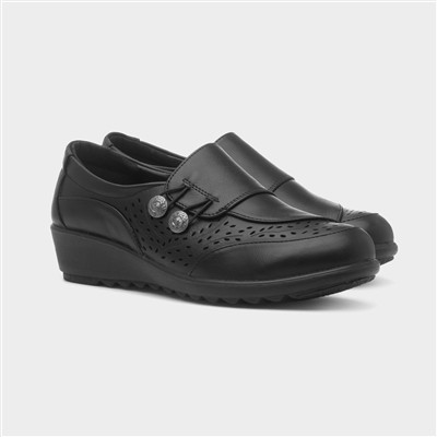 Emily Womens Black Casual Shoe