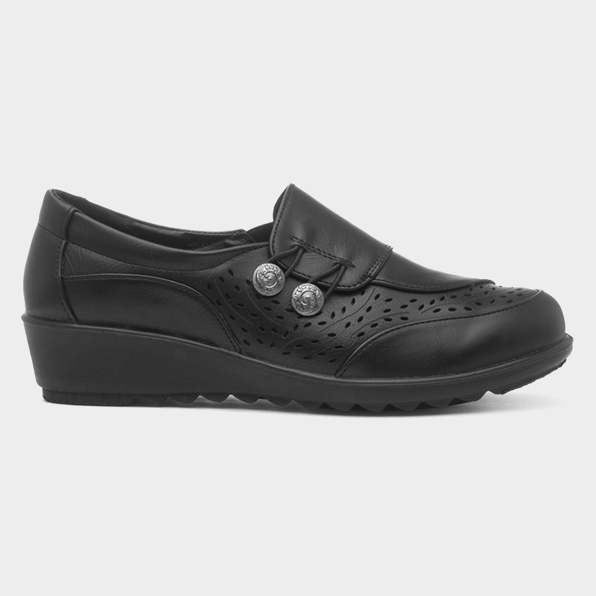 Emily Womens Black Casual Shoe