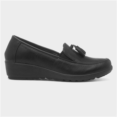 Tracy Womens Black Loafer