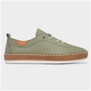 Lunar Evie Womens Khaki Casual Leather Shoe (Click For Details)
