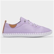 Lunar St Ives Womens Lilac Leather Casual Shoe (Click For Details)