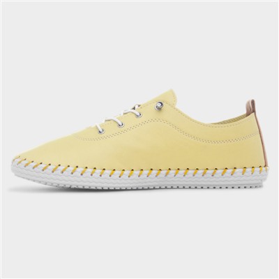 St Ives Womens Lemon Leather Casual Shoe