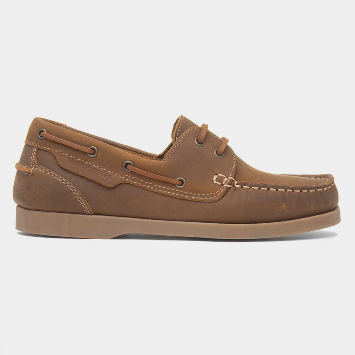 Isabel Womens Tan Leather Boat Shoe