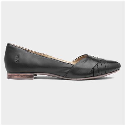 Marley Womens Black Leather Ballerina
