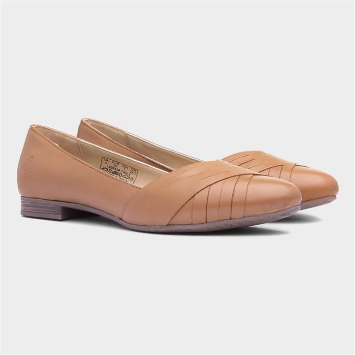 Marley Womens Tan Leather Ballerina