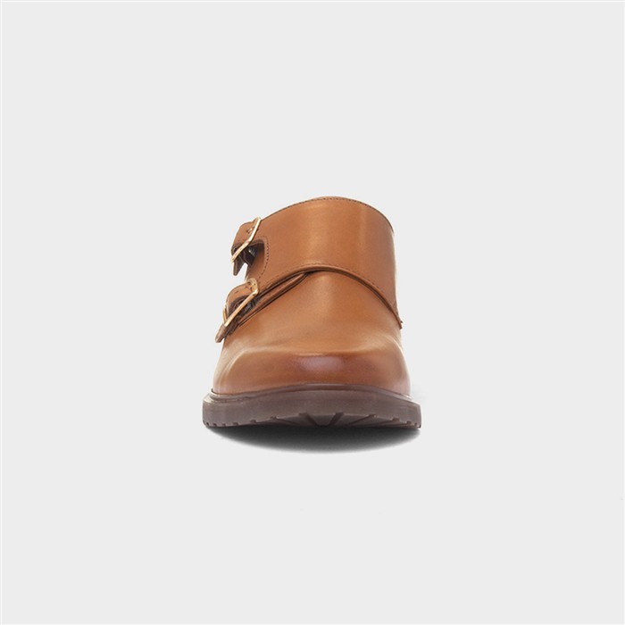 Verity Womens Tan Leather Monk Shoe