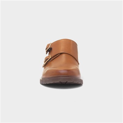 Verity Womens Tan Monk Shoe