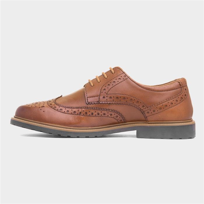 Verity Womens Tan Leather Brogue