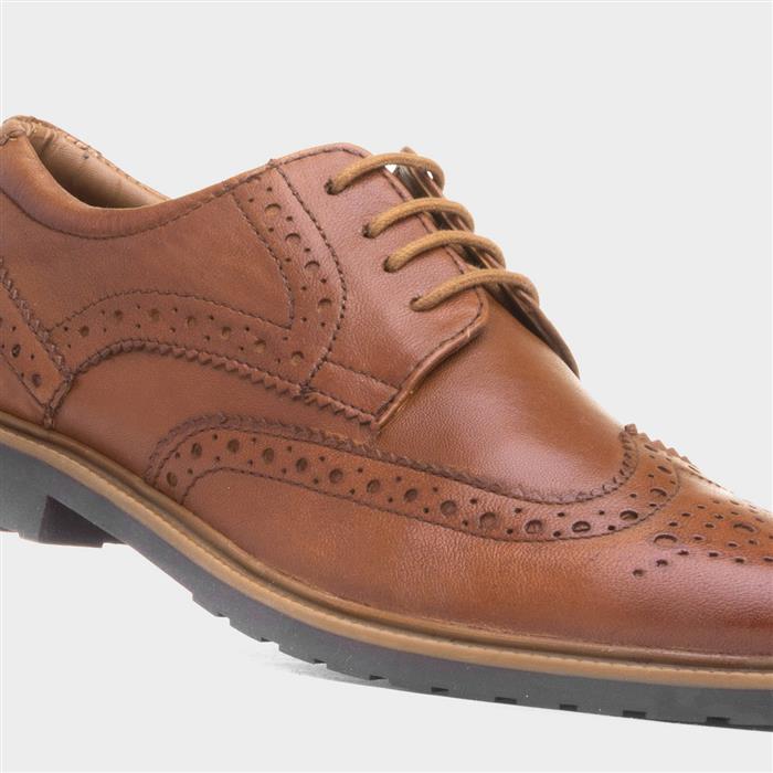Verity Womens Tan Leather Brogue
