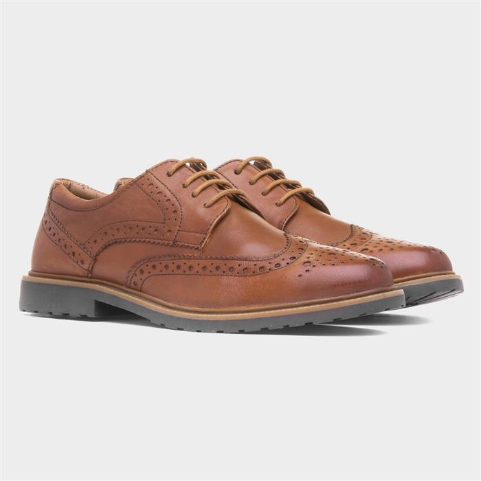 Verity Womens Tan Leather Brogue