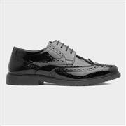Hush Puppies Verity Womens Black Leather Shoe (Click For Details)
