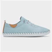 Lunar St Ives Womens Light Blue Leather Shoe (Click For Details)