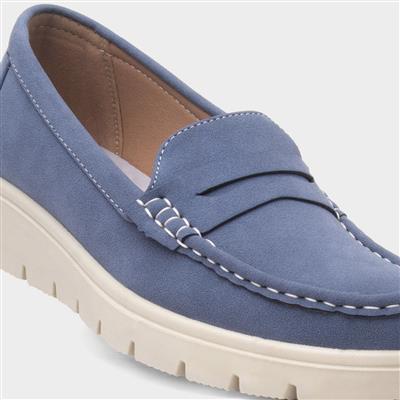 Kelly Womens Blue Casual Shoe