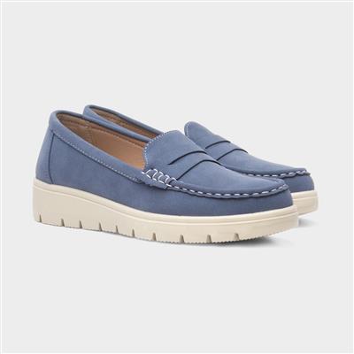 Kelly Womens Blue Casual Shoe
