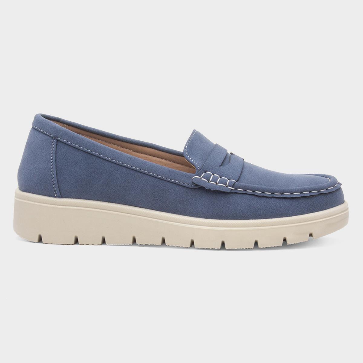 Kelly Womens Blue Casual Shoe