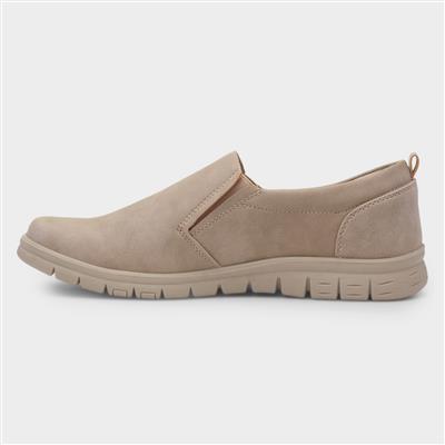 Marie Womens Beige Casual Shoe