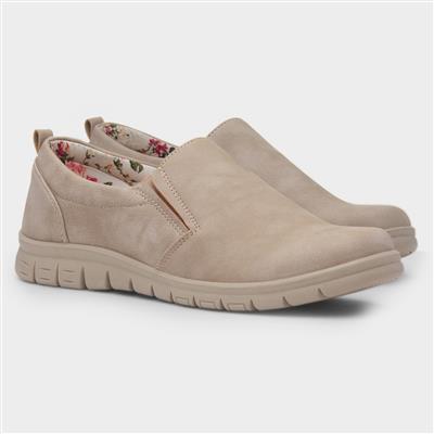 Marie Womens Beige Casual Shoe