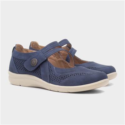Mhari Womens Navy Shoe