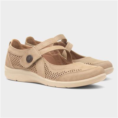 Mhari Womens Beige Shoe