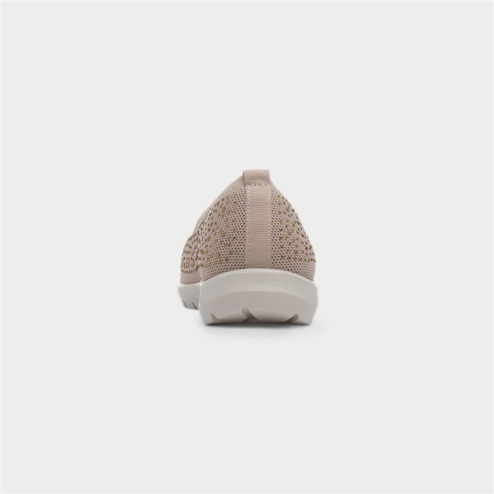 Maisie Womens Beige Diamante Shoe