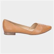 Hush Puppies Marley Ballerina Slip On Shoe in Tan (Click For Details)
