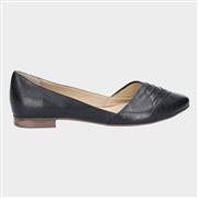 Hush Puppies Marley Womens Leather Shoe in Black (Click For Details)