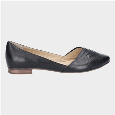 Marley Womens Leather Shoe in Black