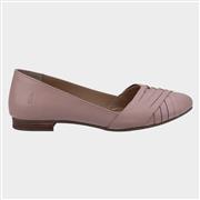 Hush Puppies Marley Womens Pink Leather Shoe (Click For Details)