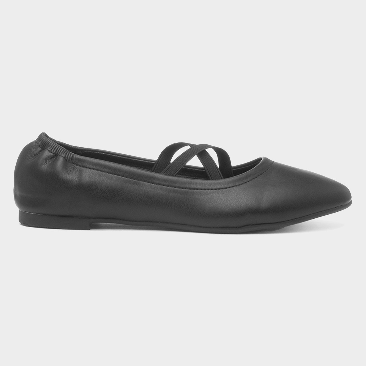 Alina Womens Black Ballerina