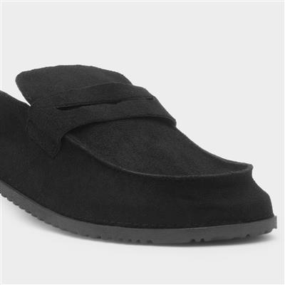 Angela Womens Black Mule Sandal