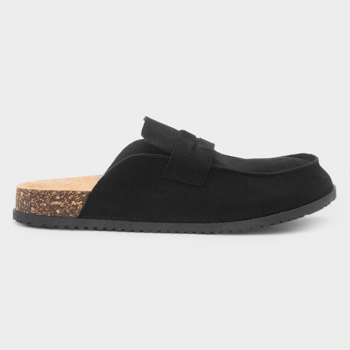 Angela Womens Black Mule Sandal