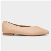 Krush Erin Womens Beige Ballerina (Click For Details)