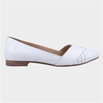 Marley Womens White Leather Shoe