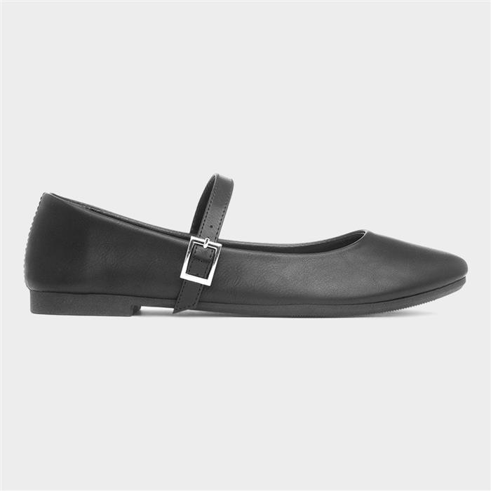 Lilley Gemma Womens Black Ballerina 13010 Shoe Zone