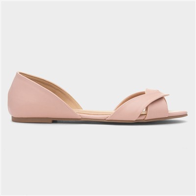 Pam Womens Blush Open Toe Shoe