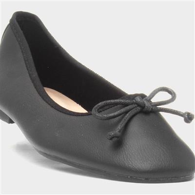 Penelope Womens Black Ballerina