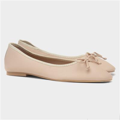 Penelope Womens Nude Ballerina