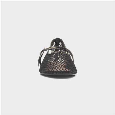 Krystal Womens Black Ballerina