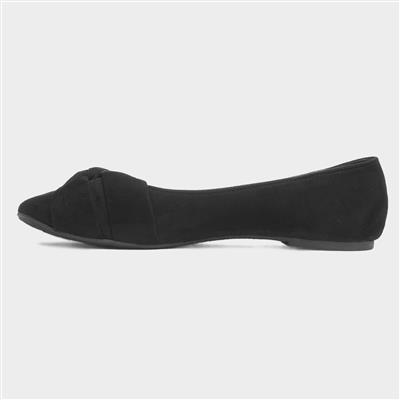Mary Womens Black Ballerina Shoe