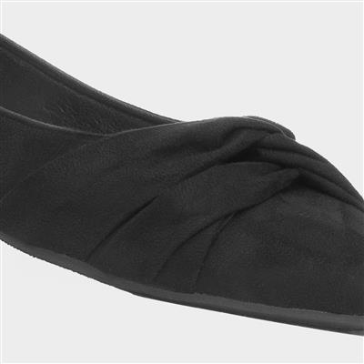 Mary Womens Black Ballerina Shoe