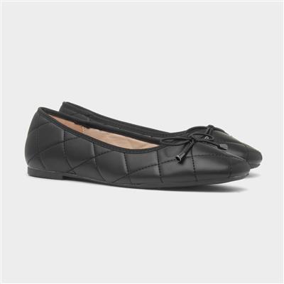 Faye Womens Black Ballerina