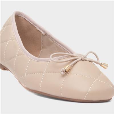 Faye Womens Nude Ballerina