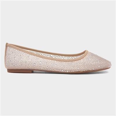 Georgia Womens Nude Wider Fit Ballerina