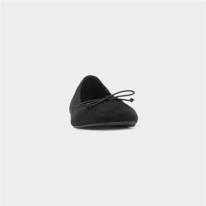 Penelope Womens Black Bow Shoe