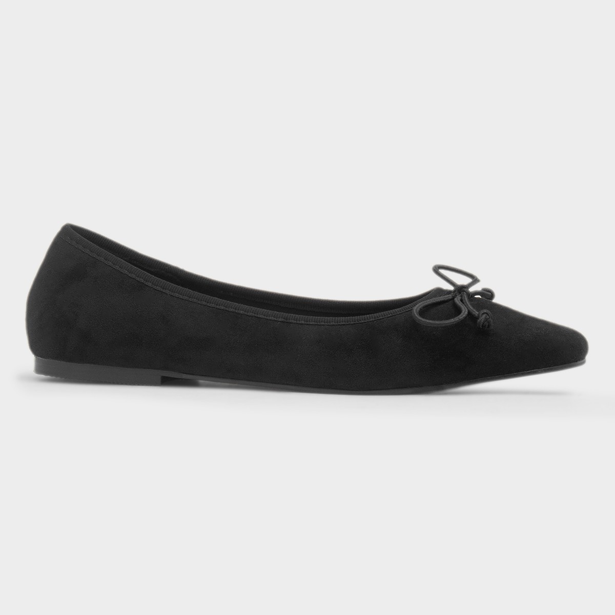 Penelope Womens Black Bow Shoe