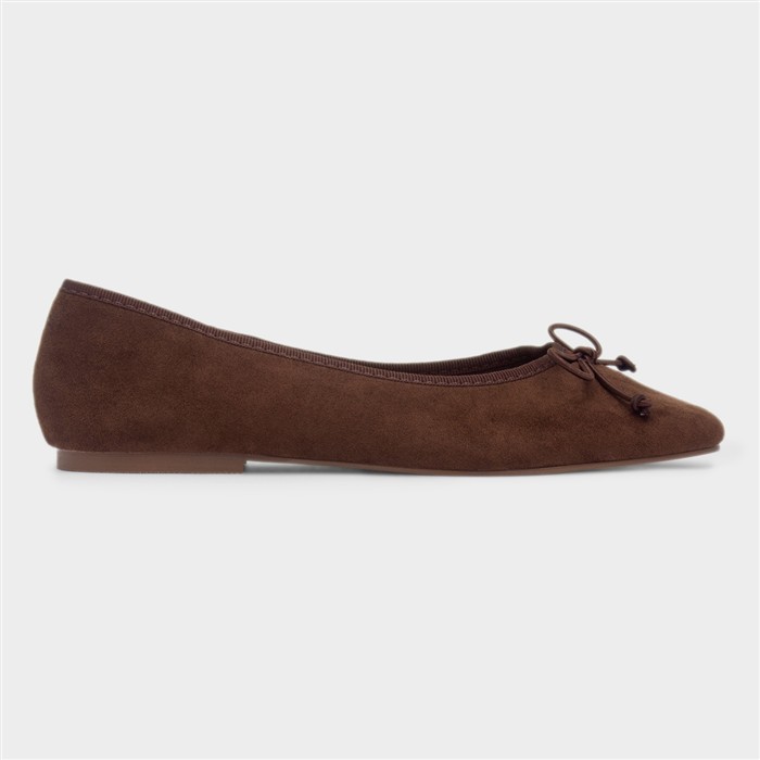 Penelope Womens Brown Bow Shoe