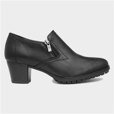 Emma Womens Black Heeled Shoe