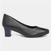 Comfort Plus Karla Womens Black Leather Shoe (Click For Details)