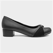 Lilley Valerie Womens Black Court Shoe (Click For Details)